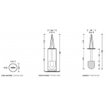 Flaminia Fold Szczotka do WC chrom FLPF