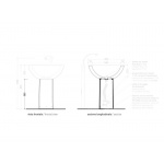 Flaminia Fonte Postument biały FN70C