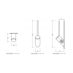 Flaminia Hoop Szczotka do WC HPF