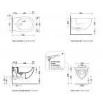 Flaminia IO Bidet wiszący 55 cm biały IO218