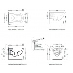 Flaminia IO Miska WC Wisząca bez kołnierza Biały IO118G