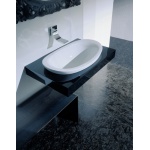 Flaminia Io Umywalka 75 x 45 x h 28cm wpuszczana w blat biała IO4275