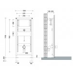 Flaminia Key Stelaż podtynkowy do pisuaru 136179