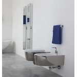 Flaminia Link Bidet wiszący 56x36 cm Biały/platinium 5051/BPLA