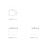 Flaminia Link Deska Sedesowa Zwykła biała 5051CW01