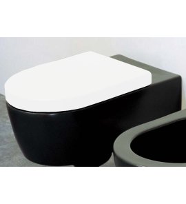      Flaminia Link Miska Wc wisząca bez deski sedesowej 36x56 cm Czarny 5051/WCNER WYPRZEDAŻ MAGAZYNOWA!!