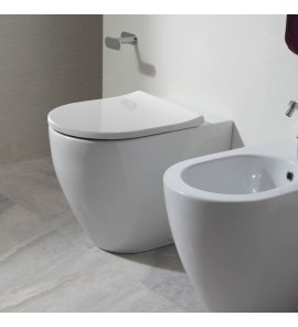 Flaminia Link Wc stojący bez kołnierza biały LK117G