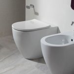 Flaminia Link Wc stojący bez kołnierza biały LK117G