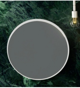 Flaminia Madre Lustro podświetlane ścienne Ø75 cm okrągłe biała rama MASPE75