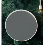 Flaminia Madre Lustro podświetlane ścienne Ø75 cm okrągłe biała rama MASPE75