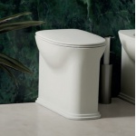 Flaminia Madre Miska WC Stojąca bez kołnierza GoClean® biały mat MA117GLAT