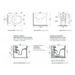 Flaminia Madre Miska WC Stojąca bez kołnierza GoClean Biały MA117RG