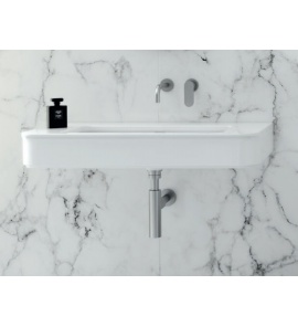 Flaminia Madre Umywalka stawiana na blat/ścienna 95x50 cm biała MA95L