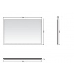 Flaminia Make-Up Lustro 150x100 cm MKS100