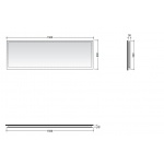 Flaminia Make-Up Lustro 150x50 cm MKS50