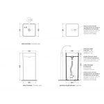 Flaminia Monowash Umywalka Wolnostojąca Biała MW40C