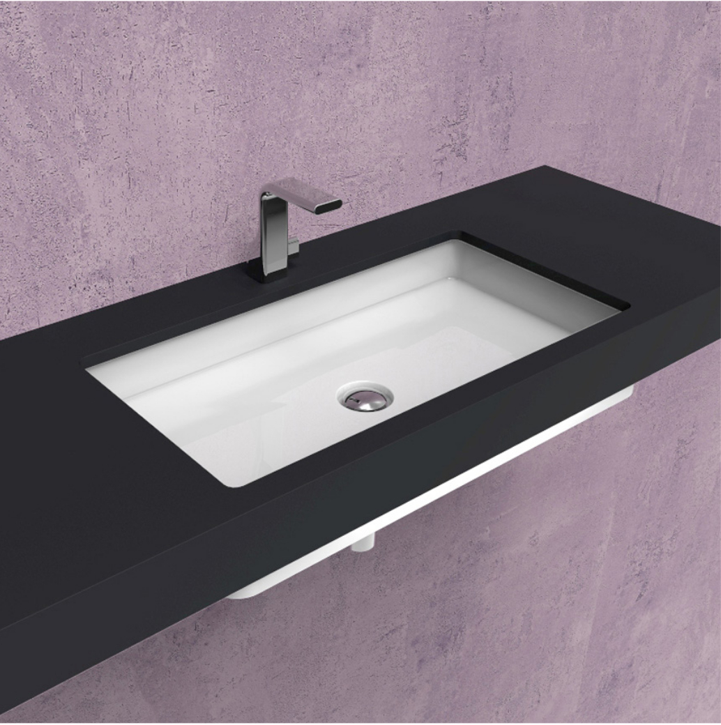 Купить встроенную раковину в ванную. Flaminia Miniwash 75 under-Counter basin. Flaminia mw75sp. Раковина 75 см Flaminia Miniwash mw75pr. Раковина Kerasan 022501 встраиваемая под столешницу.