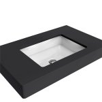   Flaminia Miniwash Umywalka podblatowa 48x36 cm biała MW48SP W MAGAZYNIE!!