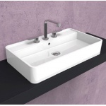 Flaminia Miniwash Umywalka stawiana na blat 75 cm biała MW75PR