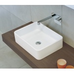 Flaminia Miniwash Umywalka Stawiana na Blat lub Ścienna 48x36x13 biała MWL48