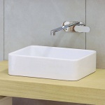 Flaminia Miniwash Umywalka Stawiana na Blat lub Ścienna 48x36x13 biała MWL48