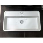 Flaminia Miniwash Umywalka ścienna/nablatowa 75x42 cm biały mat MW75SLAT