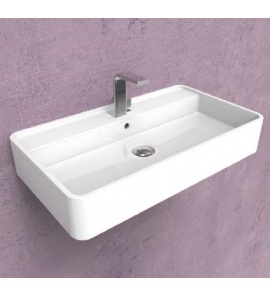 Flaminia Miniwash Umywalka wisząca 75 cm biała MW75S