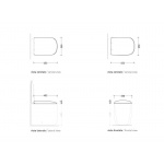 Flaminia Mono Deska Sedesowa Wolnoopadająca biała MNCW03