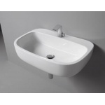 Flaminia Mono Umywalka Ścienna 74cm biała MN74L 