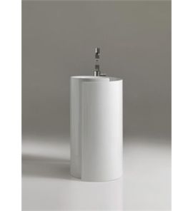 Flaminia Monoroll Umywalka przyścienna 44cm biała MR44P