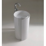 Flaminia Monoroll Umywalka wolnostojąca 44cm biała MR44C