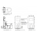  Flaminia Niagara Spłuczka bidetowa biała TR40 WIETRZENIE MAGAZYNÓW!!
