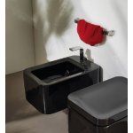  Flaminia Nile Bidet wiszący 54x35 cm czarny NL218NER