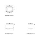 Flaminia Nile deska wolnoopadająca 54x35cm black NLCW03NE