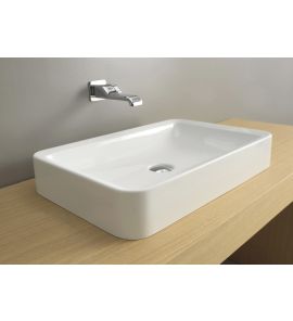 Flaminia Nile Umywalka Stawiana na blat 62 cm biała NL62A