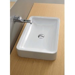 Flaminia Nile Umywalka Stawiana na blat 62 cm biała NL62A