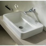 Flaminia Nile Umywalka wpuszczana w blat 62x40 cm biała NL62INC