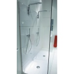 Flaminia Noke Bateria Natryskowa Ścienna Wraz z Deszczownicą Chrom NK3260