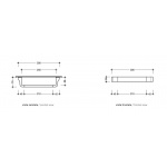 Flaminia Noke Wieszak na Ręcznik 30cm  NK30