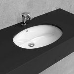   Flaminia Normale Umywalka Podblatowa 51x42 cm Biała 33