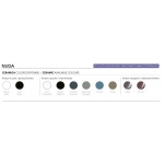 Flaminia Nuda Umywalka ścienna z półkami po bokach 120x48,5 cm Nuvola ND120LNUV