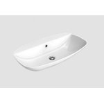 Flaminia Nuda Umywalka ścienna owalna 76x44,5x15 cm biały ND75PR
