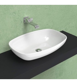 Flaminia Nuda Umywalka stawiana na blat 60x39 cm biała ND60A