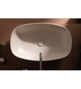 Flaminia Nuda Umywalka stawiana na blat 60x39 cm Argilla ND60AARG