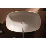 Flaminia Nuda Umywalka stawiana na blat 60x39 cm Argilla ND60AARG