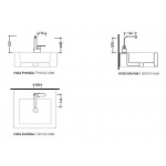 Flaminia One bateria umywalkowa sztorcowa 1-otworowa chrom 113055/F