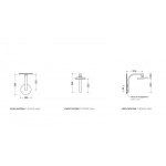 Flaminia One Deszczownica Ścienna Chrom 112084