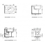 Flaminia Quick Bidet stojący biały QK217