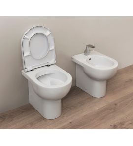 Flaminia Quick Wc stojąca, Biały QK117RG 