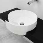 Flaminia Roll Umywalka półwpuszczana w blat 44cm biała RL44S